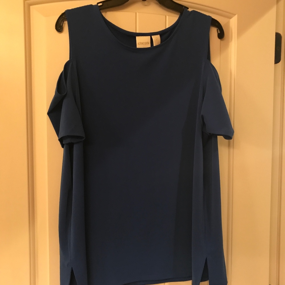 Chico's Cold Shoulder Blouse